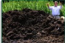 Chris Reynell shows us the end result - a rich peaty like soil conditioner